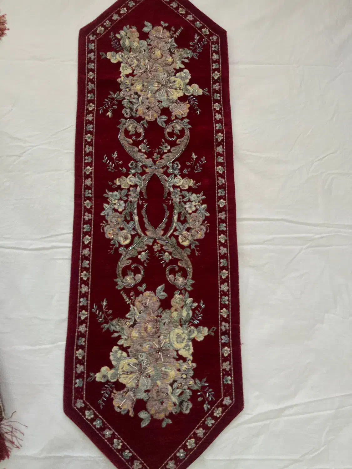 رانر و رومیزی|پرده، رانر، رومیزی|قم, شاه سید علی|دیوار