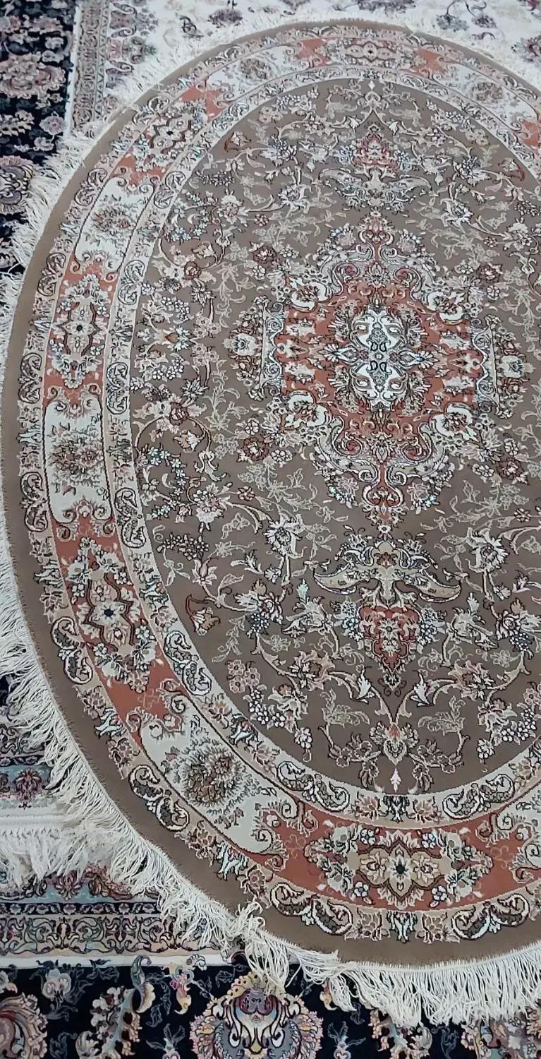 فرش بیضی کاملا سالم حراج|فرش|رباط‌کریم, رباط‌کریم|دیوار