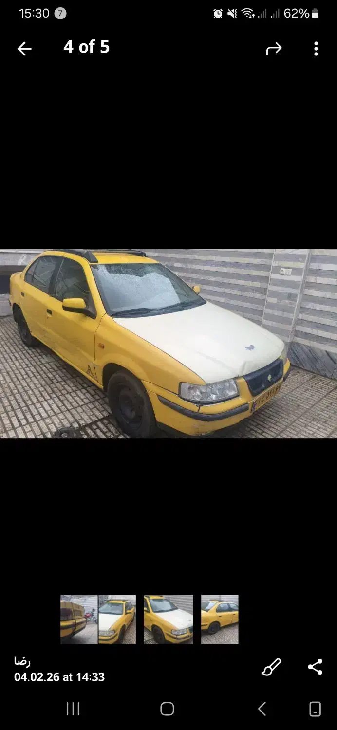 سمند تاکسی|خودرو سواری و وانت|ساوه, |دیوار