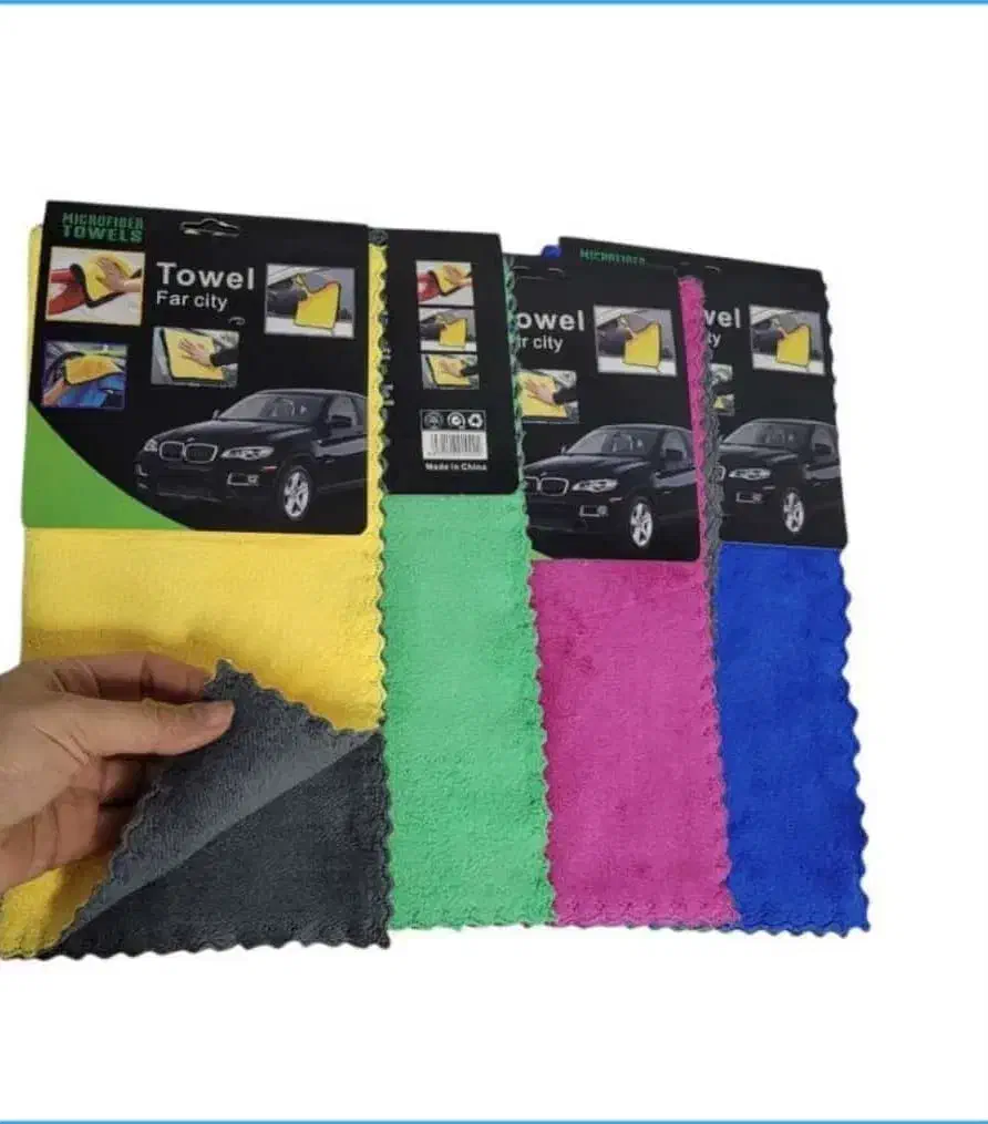 دستمال میکروفایبر ۴۰×۴۰ دولایه ضخیم|سفره، حوله، دستمال آشپزخانه|تبریز, |دیوار