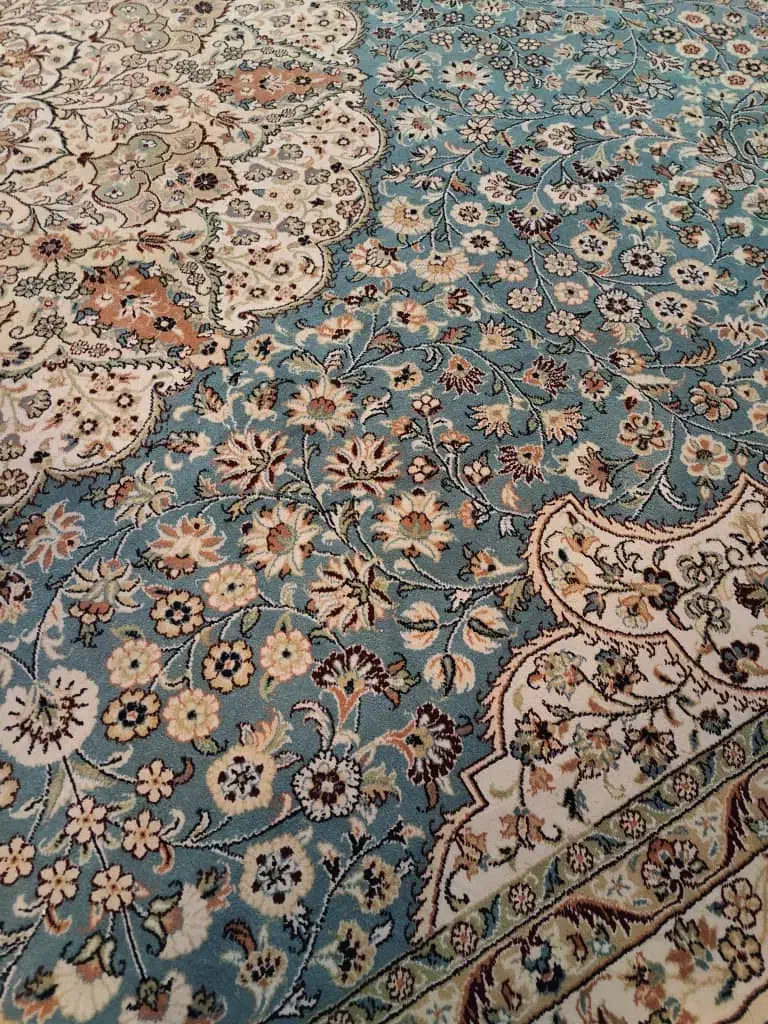فرش ۷۰۰ شانه فیروزه ای ۱۲ متری ماشینی|فرش|تهران, کرمان|دیوار