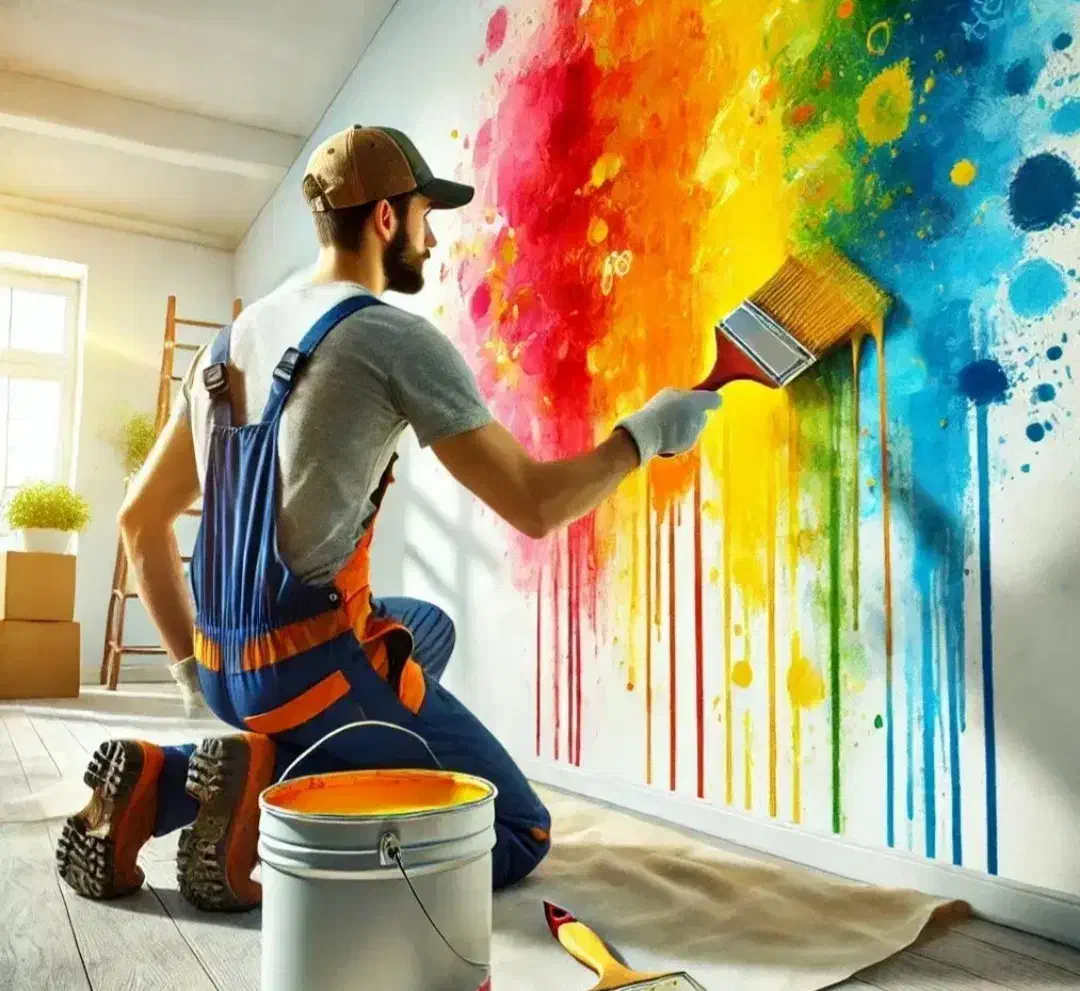 نقاشی ساختمان|خدمات پیشه و مهارت|کاشان, دانش|دیوار