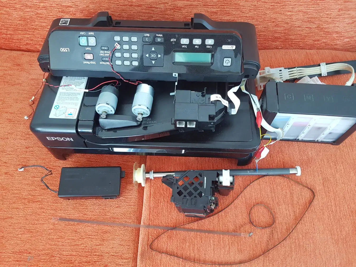 قطعات پرینتر استوک اپسون l550|پرینتر، اسکنر، کپی، فکس|اراک, |دیوار