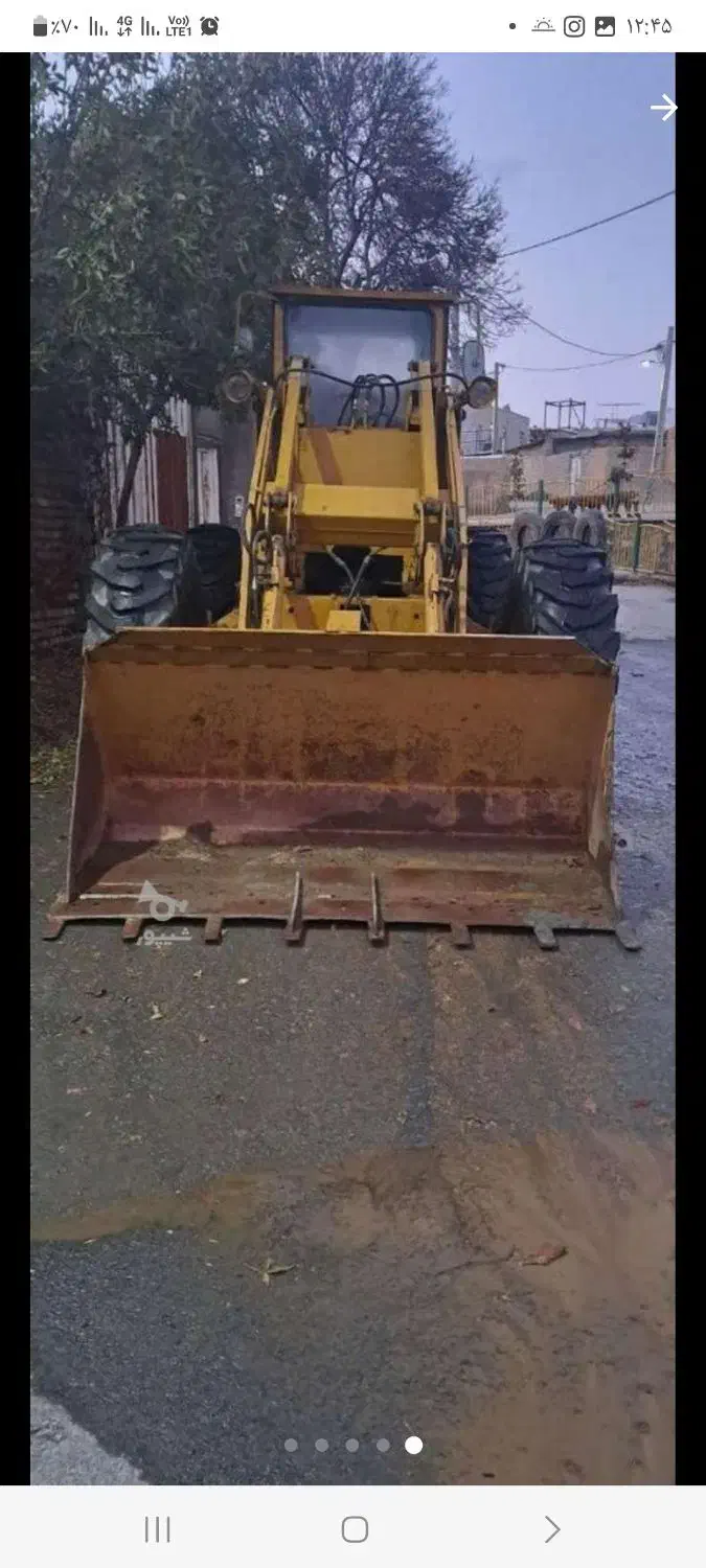 لودر مینی لودر بیل عقب رومانی بنز 302|ماشینآلات صنعتی|قره چای, |دیوار