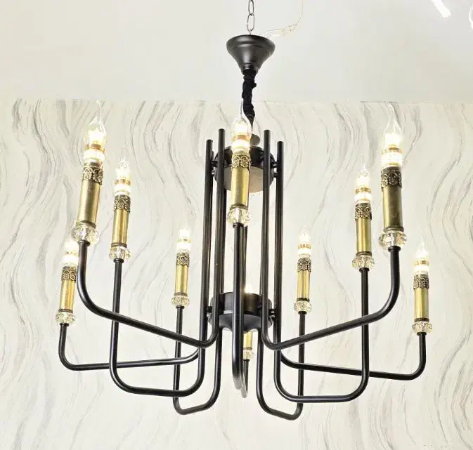 لوستر ۱۰شاخه ال|لوستر و چراغ آویز|فردیس, فردیس|دیوار