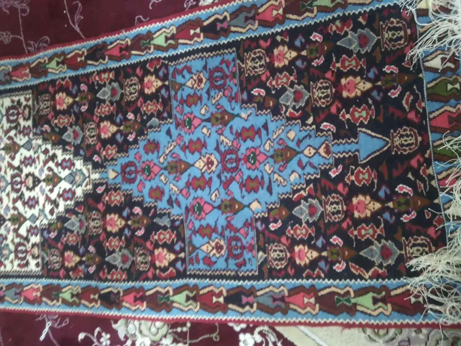 سجاده دست باف|گلیم، جاجیم، گبه|سنندج, |دیوار