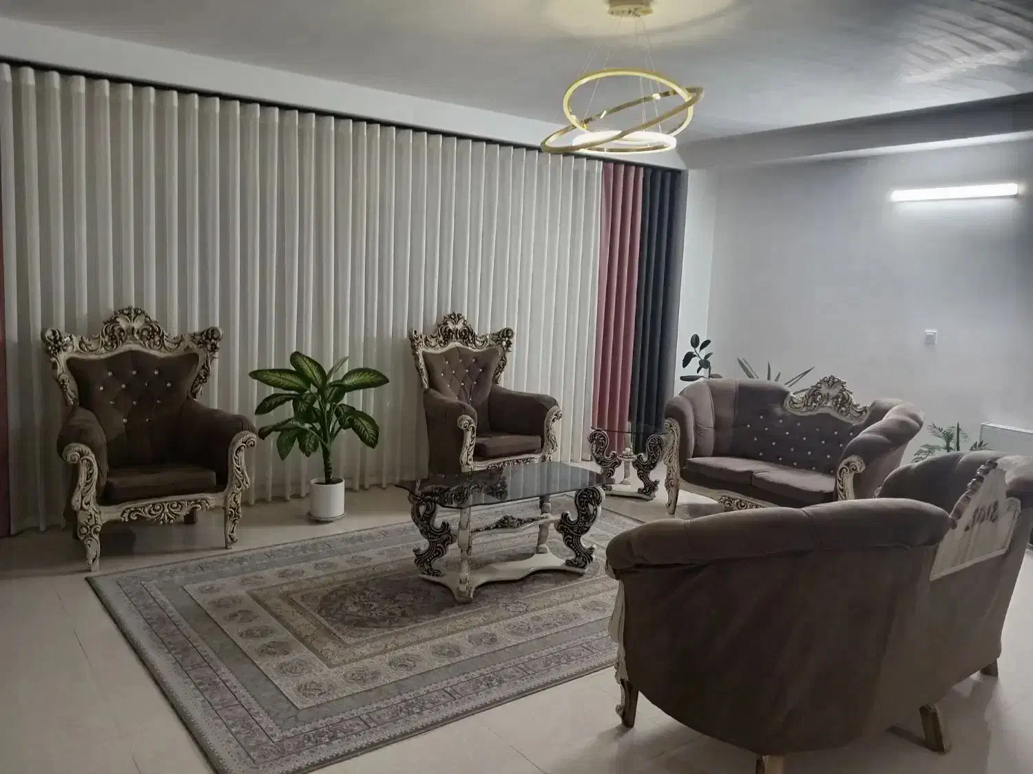 مبل هفت نفره استیل|مبلمان خانگی و میز عسلی|مشکیندشت, |دیوار