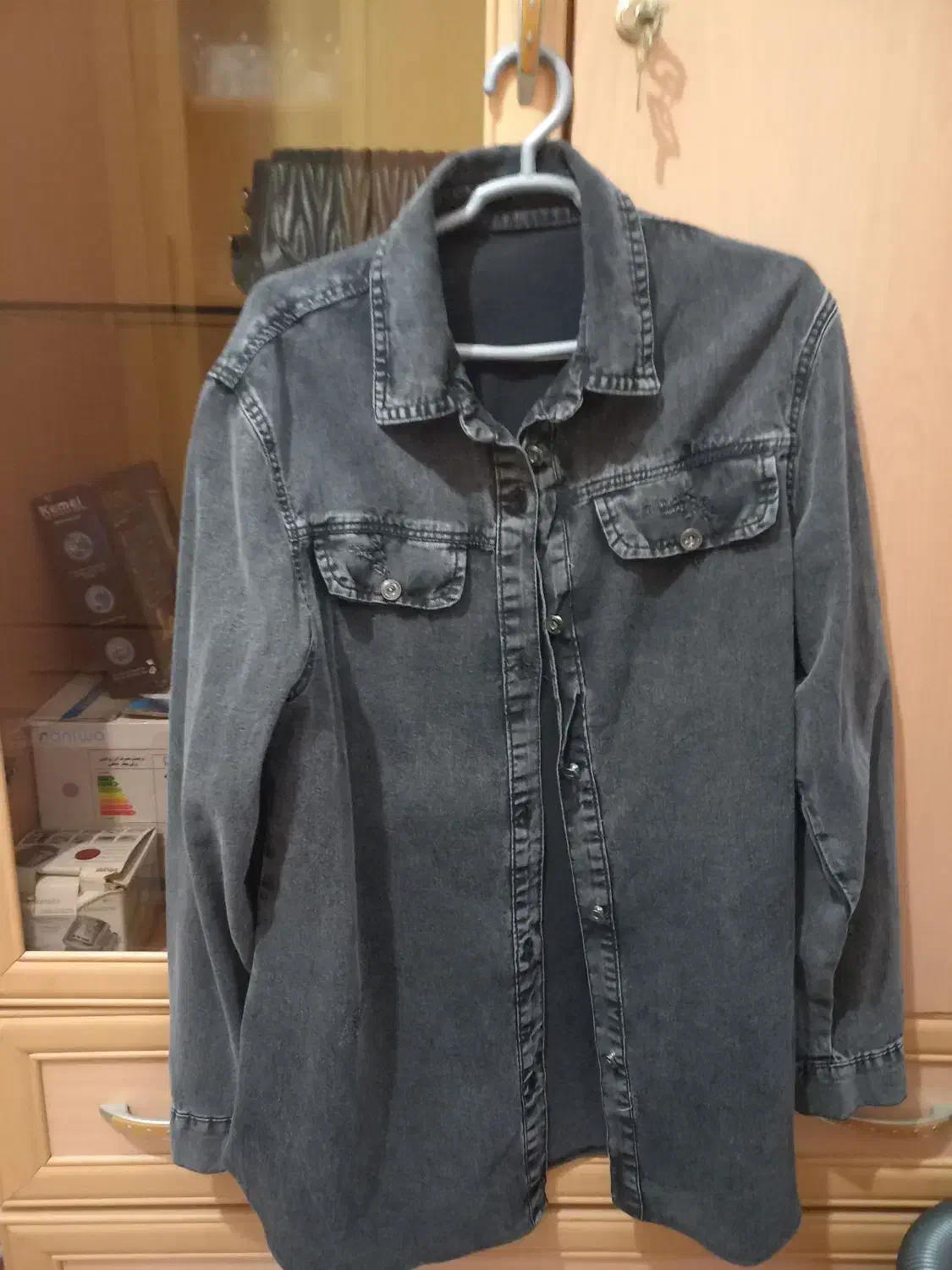 مانتو کتان اصلا استفاده نشده|لباس|آستانه اشرفیه, |دیوار