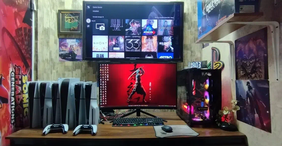 نصب بازی PS5 و Ps4|کنسول، بازی ویدئویی و آنلاین|اسلام‌شهر, شهرک قائمیه|دیوار