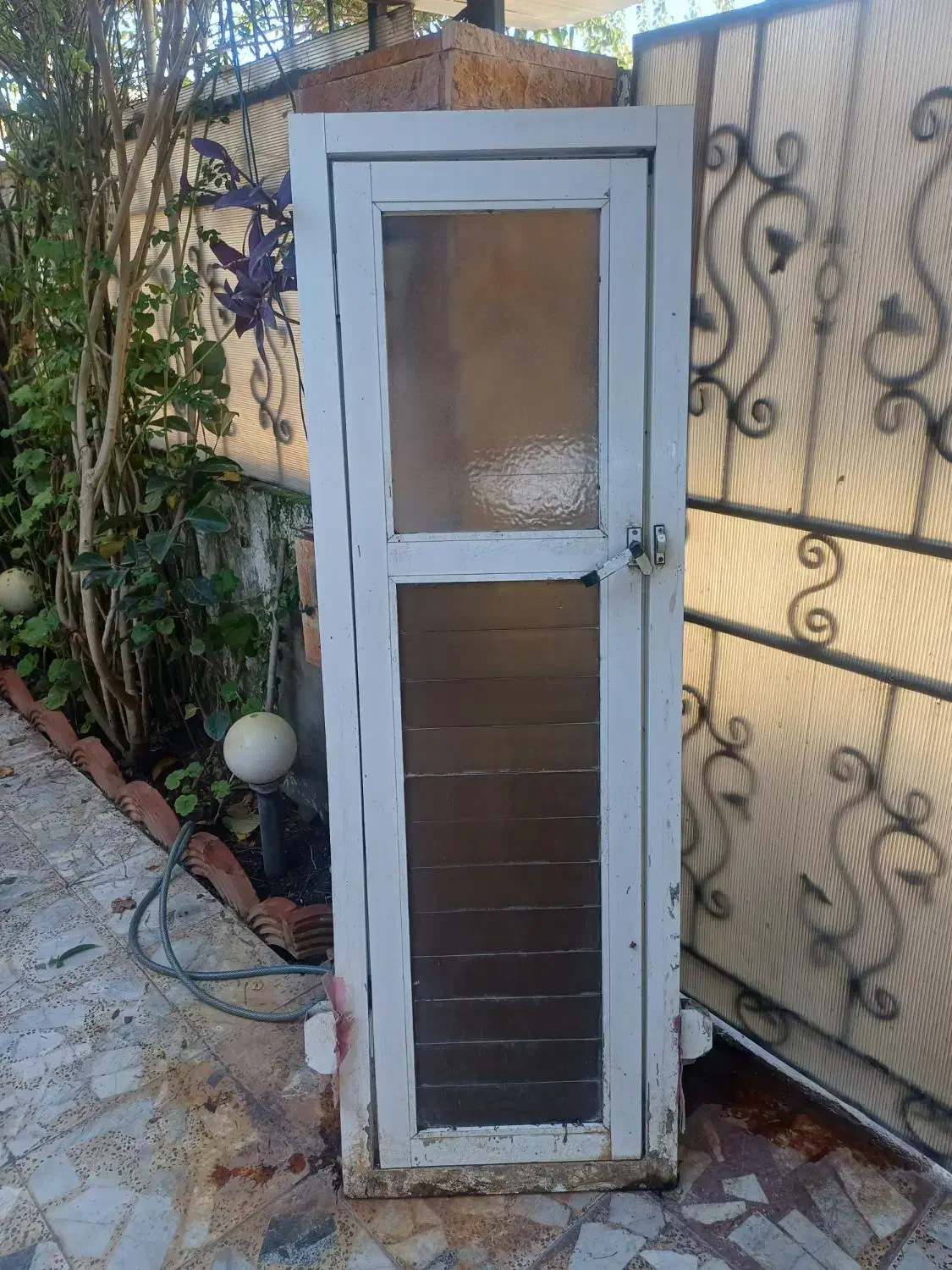 درب الومینیومی با چارچوب|مصالح و تجهیزات ساختمان|سرخرود, |دیوار