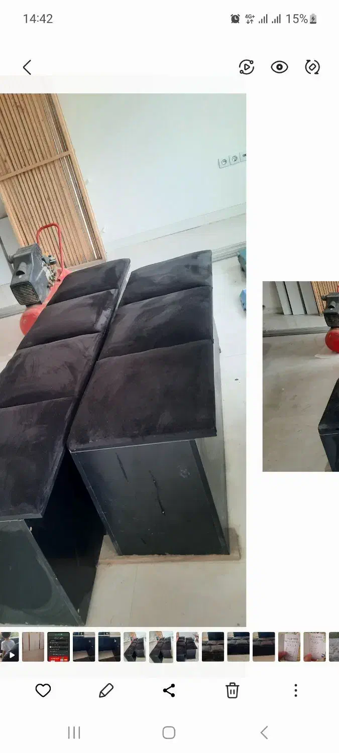 نیمکت باکس دار ۷نفره بهمراه عسلی و جلو مبلی|صندلی و نیمکت|رشت, بلوار گیلان|دیوار