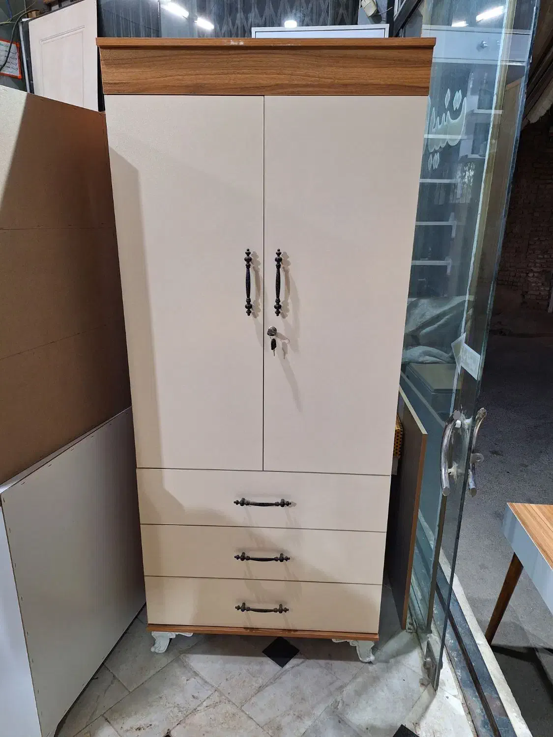 کمد۴درب۶کشو و ۲درب ۳کشو و...|جاکفشی، کمد، دراور|قم, مهر آباد|دیوار