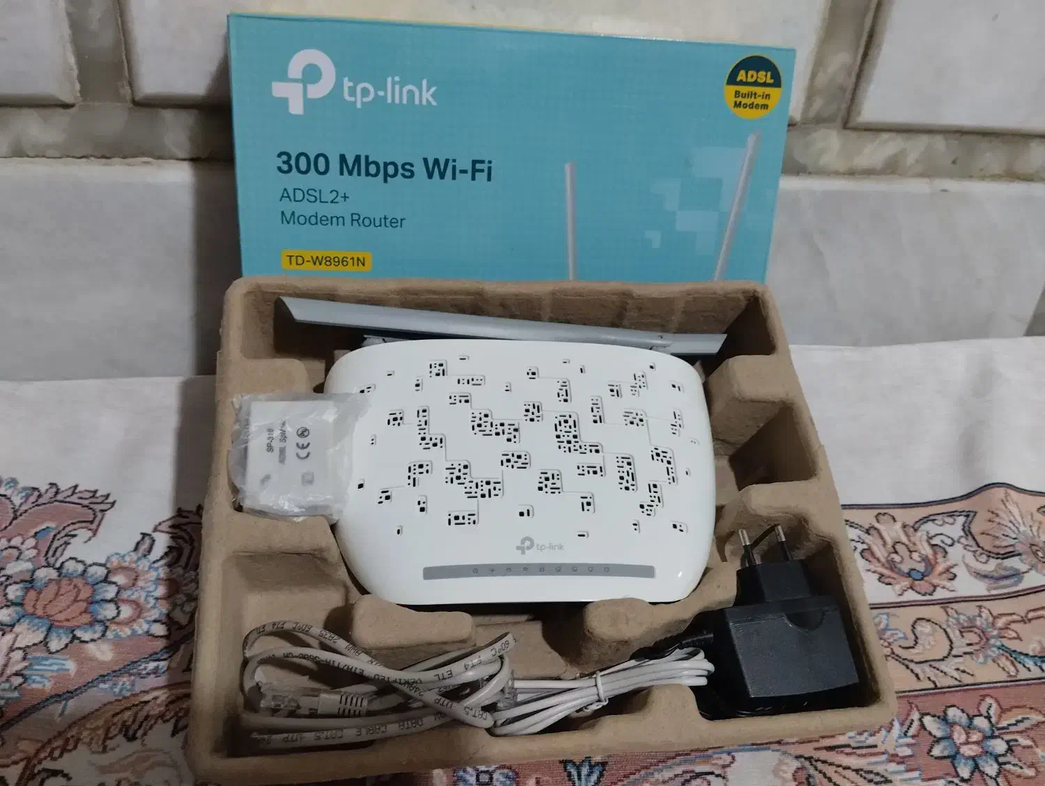 مودم وای فای tp link مدل TD-W8961N v4|مودم و تجهیزات شبکه|زاهدان, |دیوار