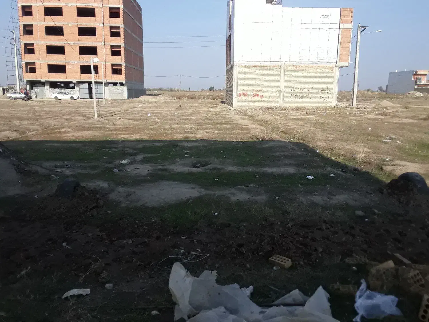 سلام یک قواره زمین درشهرک|فروش زمین و ملک کلنگی|آزادشهر, |دیوار