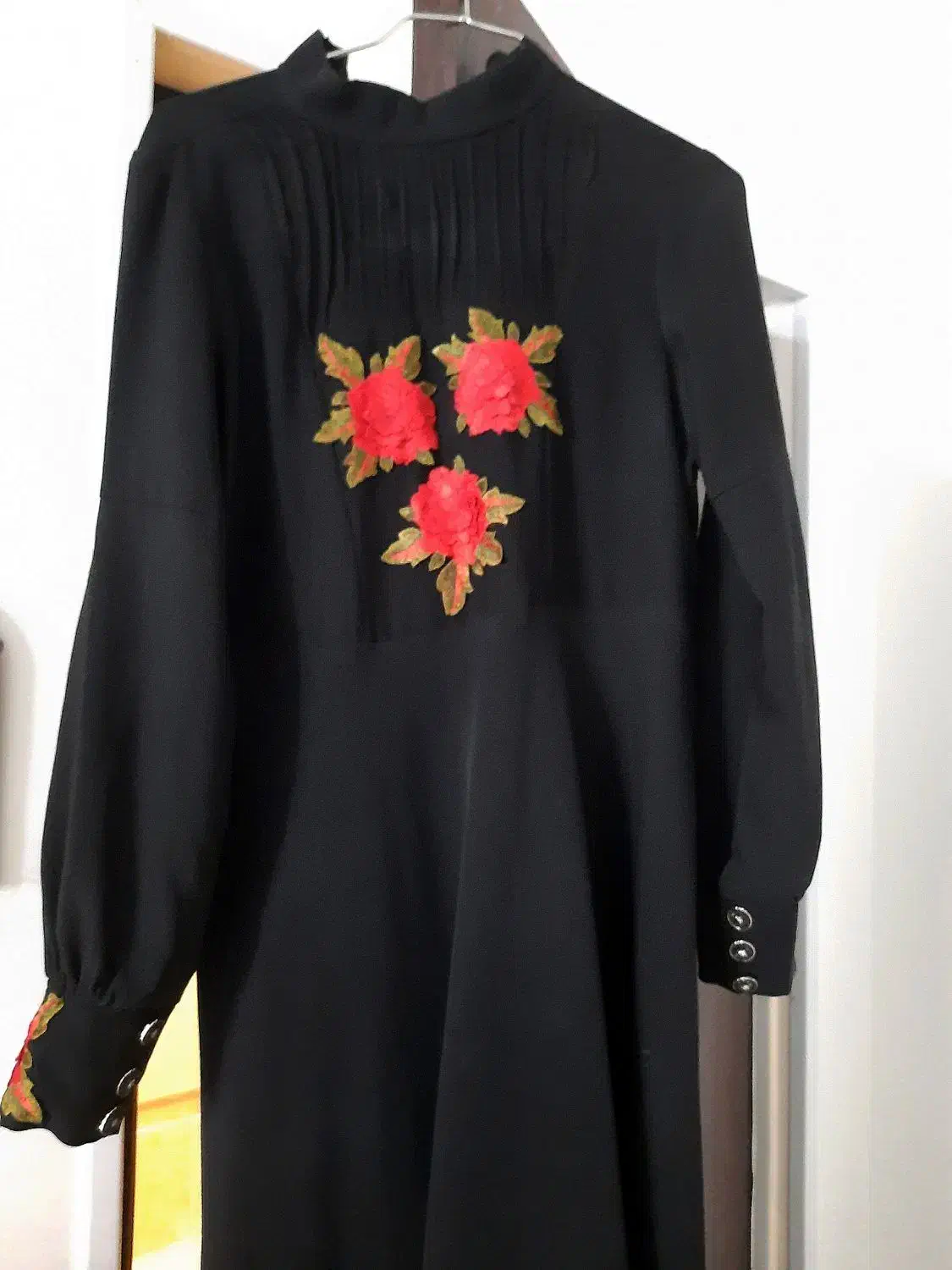 مانتو ماکسی مشکی|لباس|بابل, |دیوار