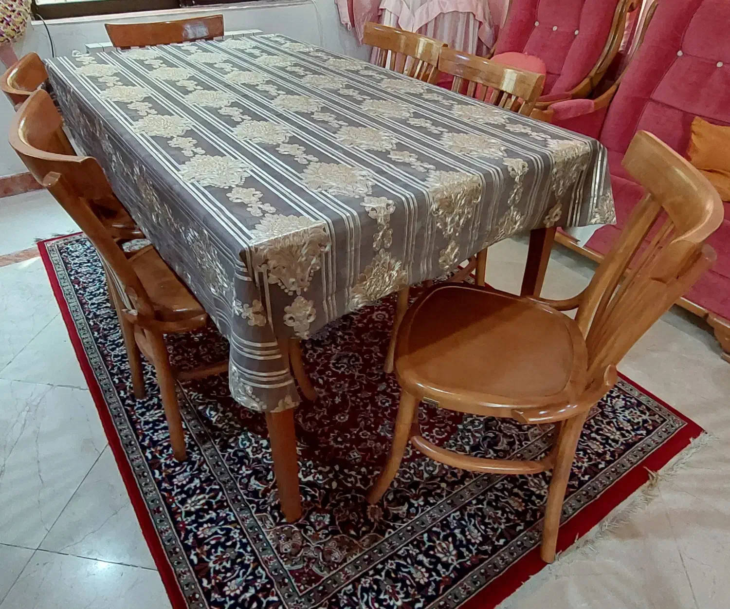 غذا خوری شش نفره|میز و صندلی غذاخوری|سلمان‌شهر, |دیوار