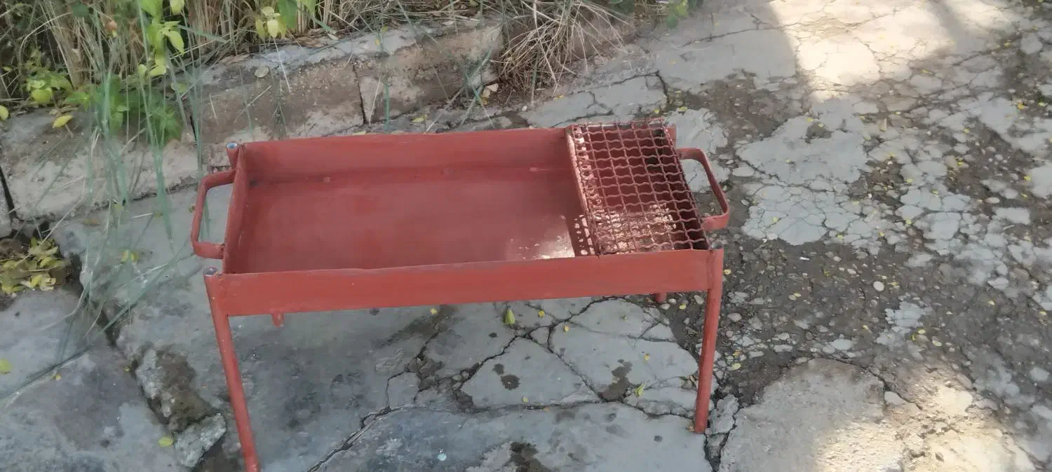 منقل کباب ورق ۳ میل|ظروف پخت‌وپز|مسجد سلیمان, |دیوار