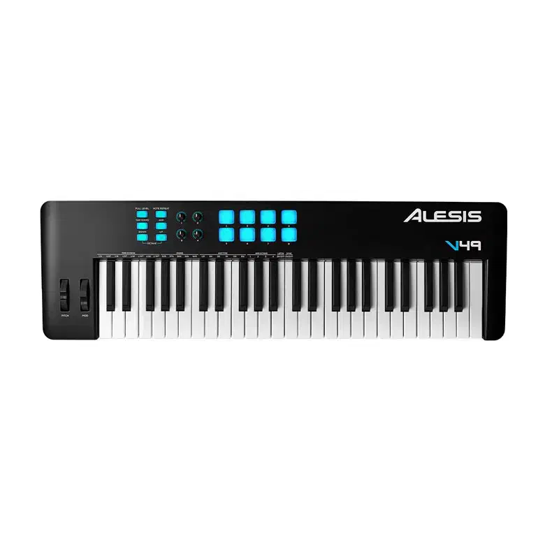 میدی کنترلر alesis v49|پیانو، کیبورد، آکاردئون|بهبهان, |دیوار