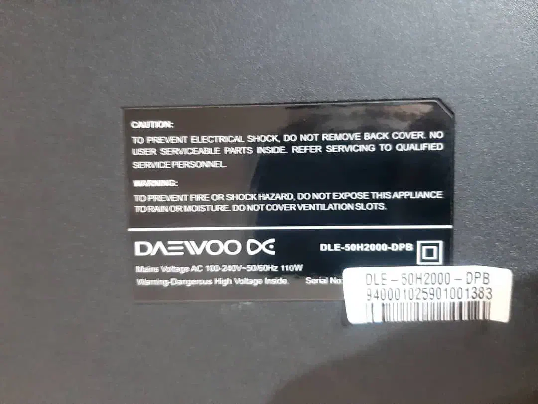 LED Daewoo 50H2000|تلویزیون و پروژکتور|مشهد, سرافرازان|دیوار