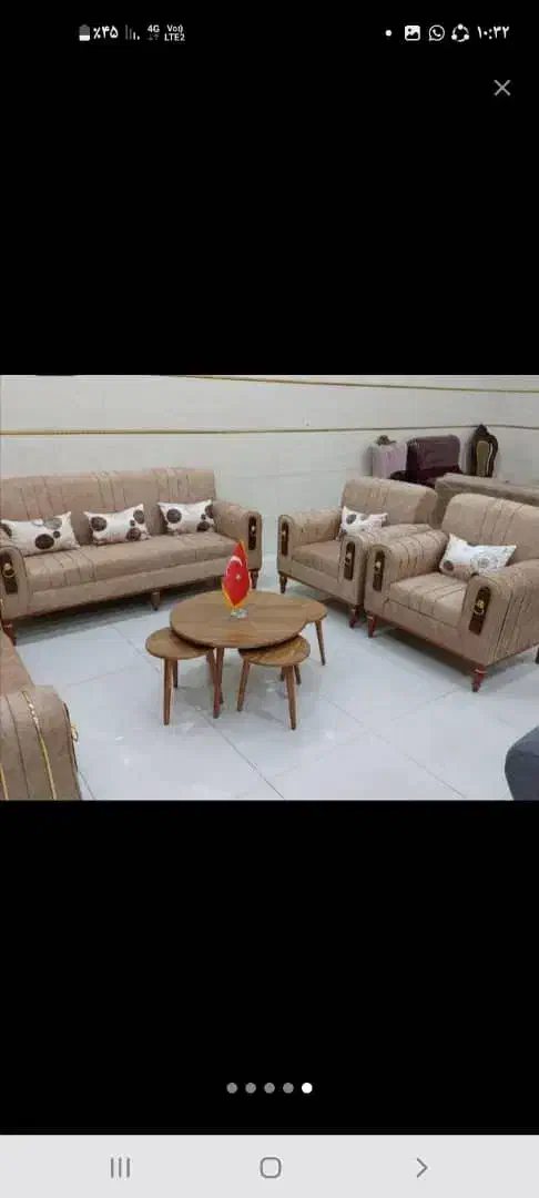 مبل ۷نفره کد ۴۵۴۶۴۷|مبلمان خانگی و میز عسلی|صحنه, |دیوار