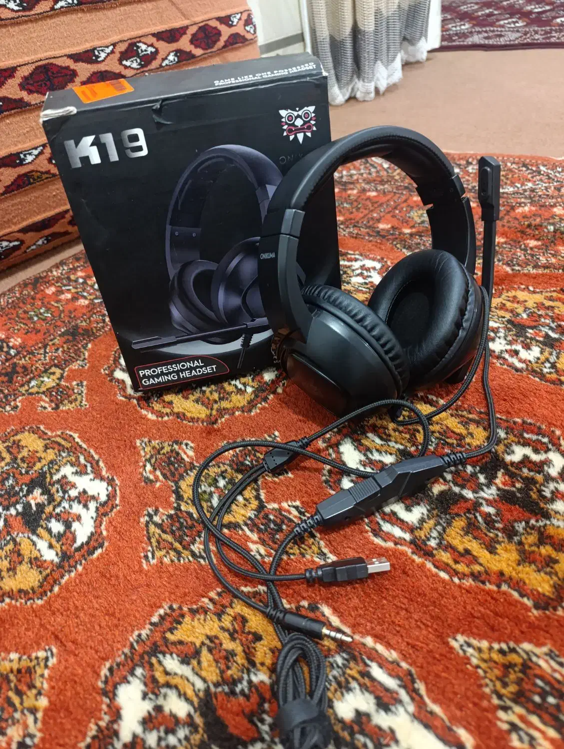 هدفون گیمینگ K19|لوازم جانبی موبایل و تبلت|آق قلا, |دیوار