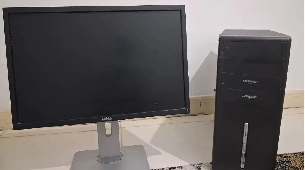 pcرام12وگرافیک8rx580و پاور650و مانیتور 24اینچ دل|رایانه رومیزی|بهارستان, |دیوار