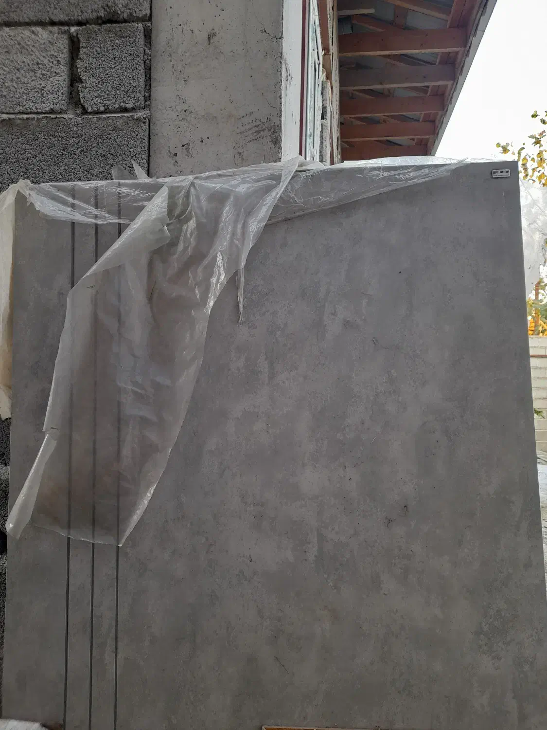 درب  با چهارچوب، اتاق و سرویس، ام دی اف و پلی وود|مصالح و تجهیزات ساختمان|رشت, امین الضرب|دیوار