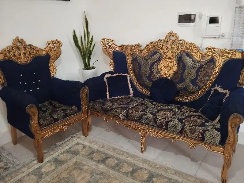 مبل راحتی سلطنتی|مبلمان خانگی و میز عسلی|محمدیه-قزوین, |دیوار