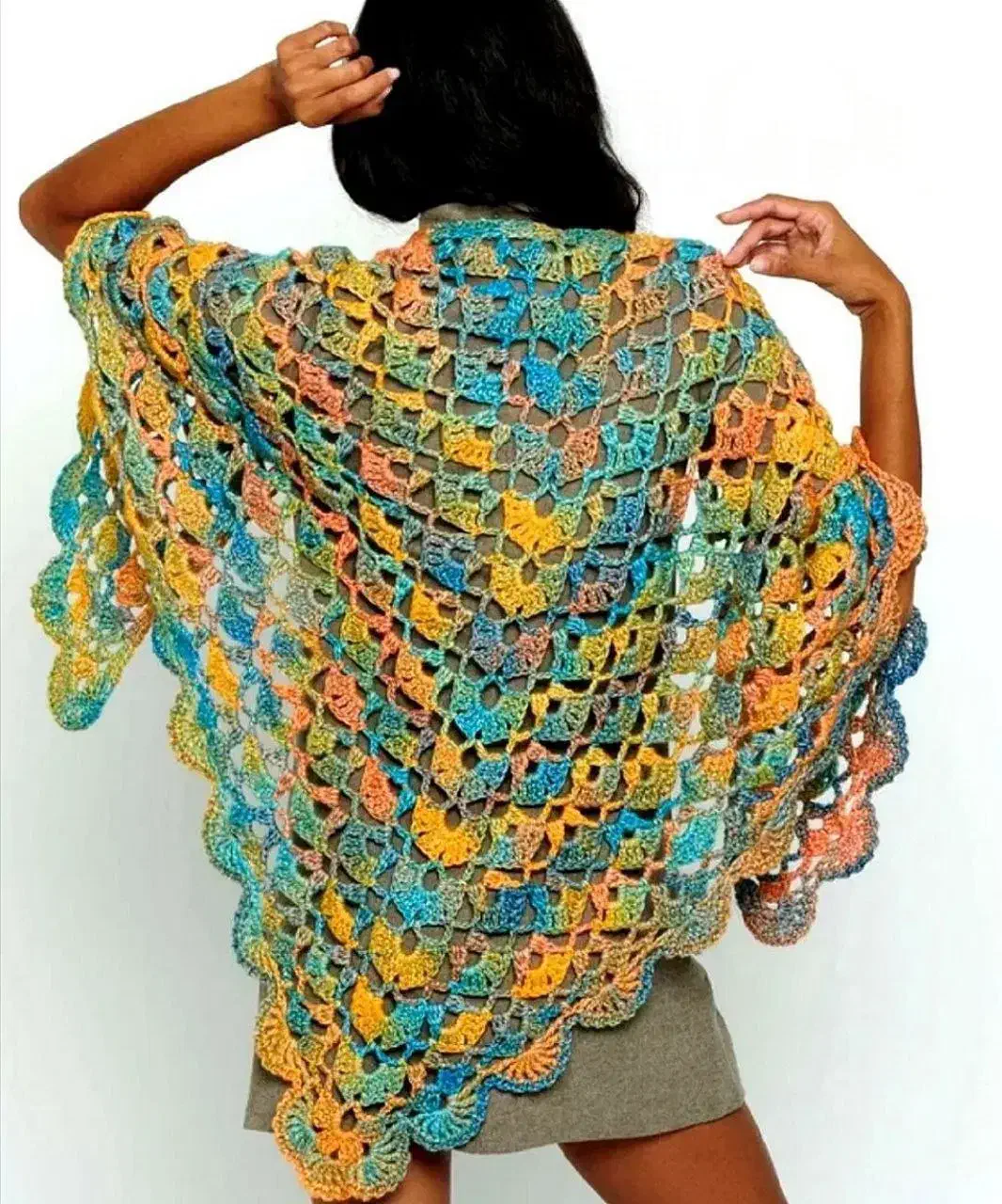 بافت اشارپ(شال سه گوش)|لباس|شاهینشهر, مخابرات (شهید بهشتی)|دیوار