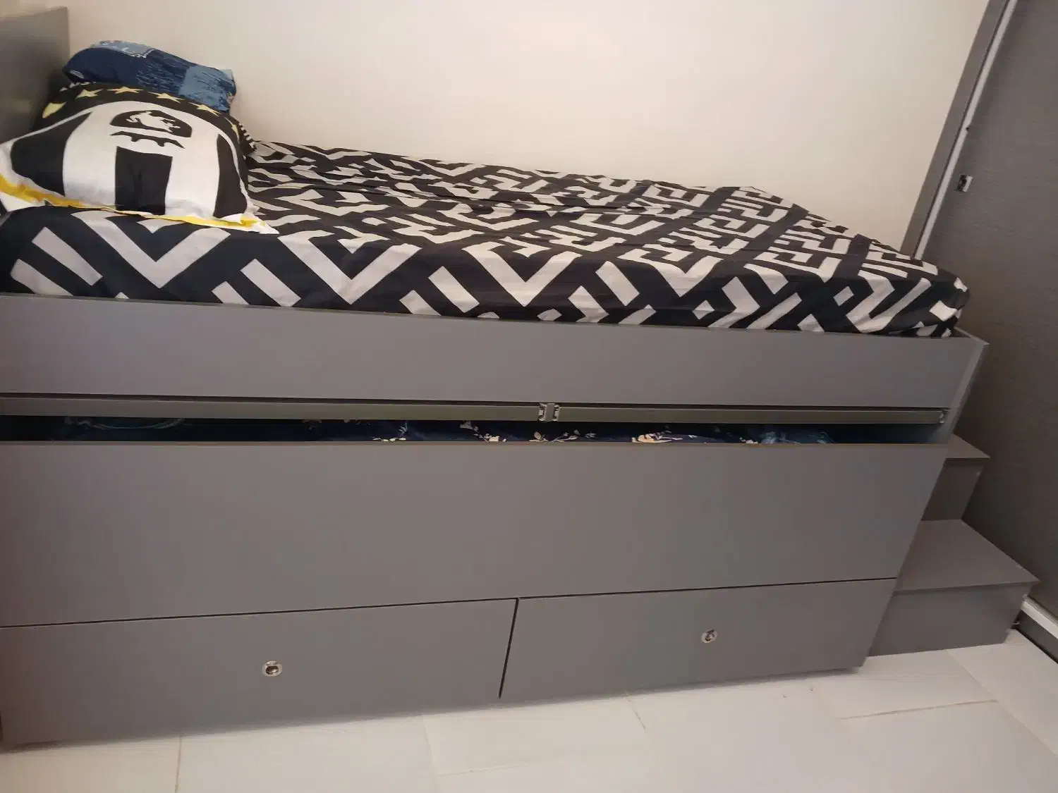 تخت دوطبقه نوجوان|تخت و سرویس خواب|پردیس, فاز ۸|دیوار