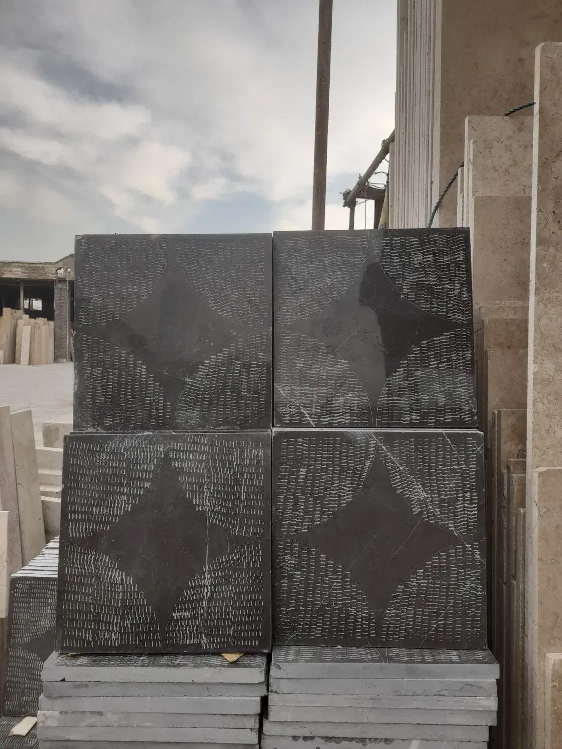 سنگ کف لاشتر سنگ تیشه ای سنگ پارکینگ|مصالح و تجهیزات ساختمان|تهران, کیانشهر|دیوار