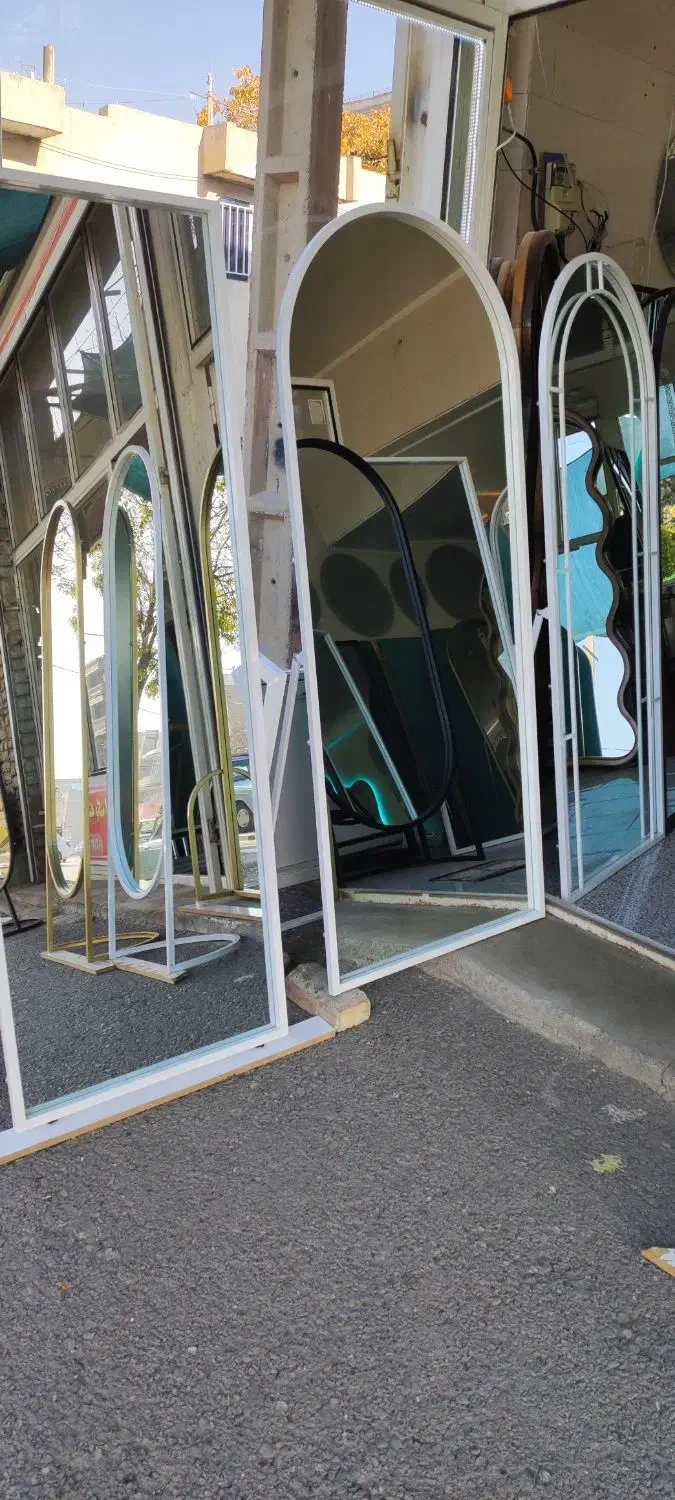 آینه پایه گرد و پایه مستطیل و...|آینه|ارومیه, |دیوار