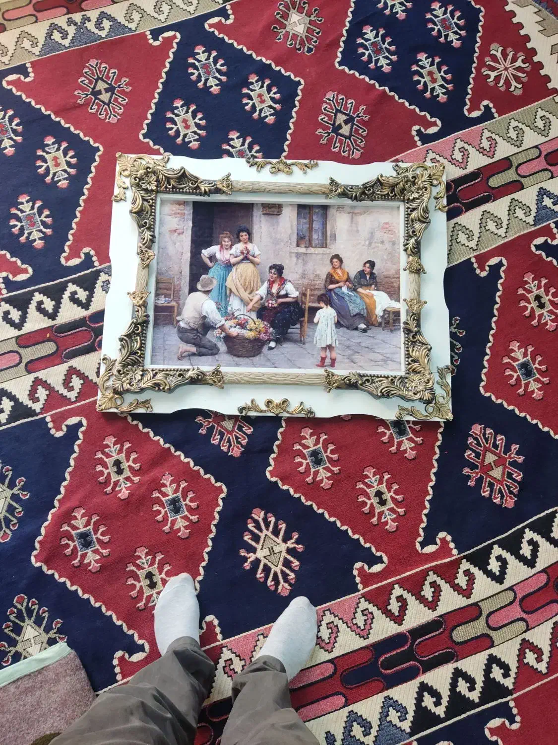 تابلو فرش|تابلو فرش|میانه, |دیوار