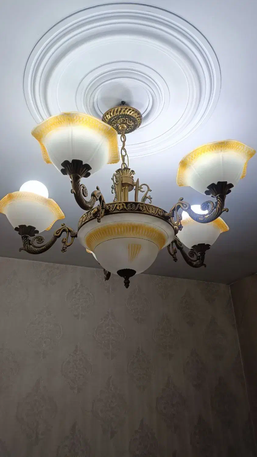 لوستر|لوستر و چراغ آویز|مشکیندشت, |دیوار