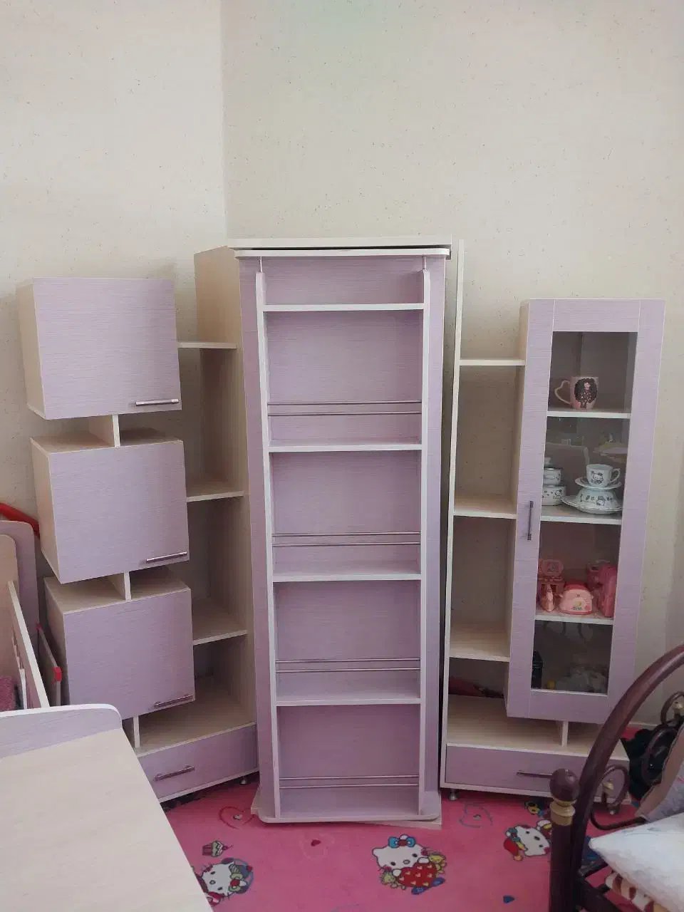 سرویس خواب کودک و نوجوان|تخت و سرویس خواب|تیران, |دیوار