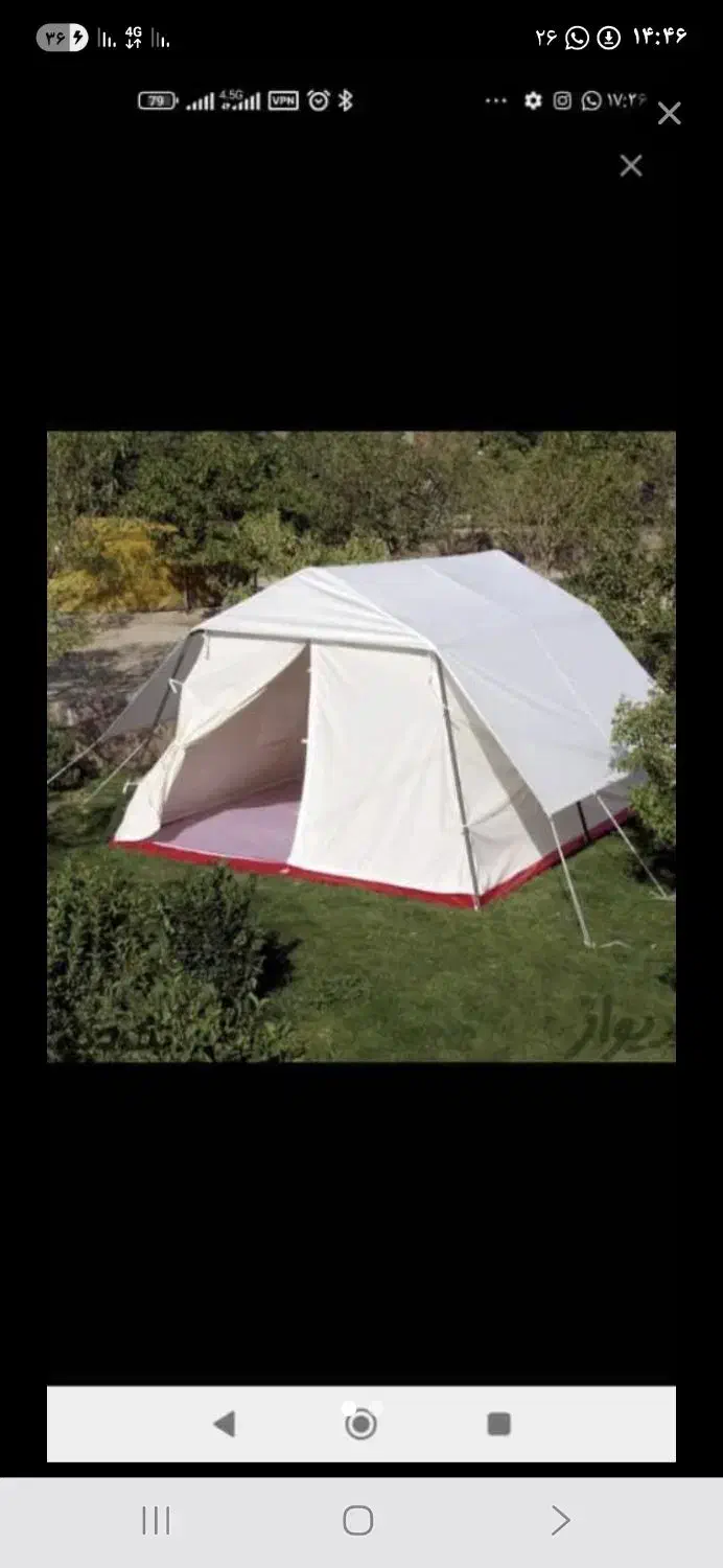 چادر مسافرتی ۱۲ نفره 4*3|کوهنوردی و کمپینگ|بندر ماهشهر, |دیوار