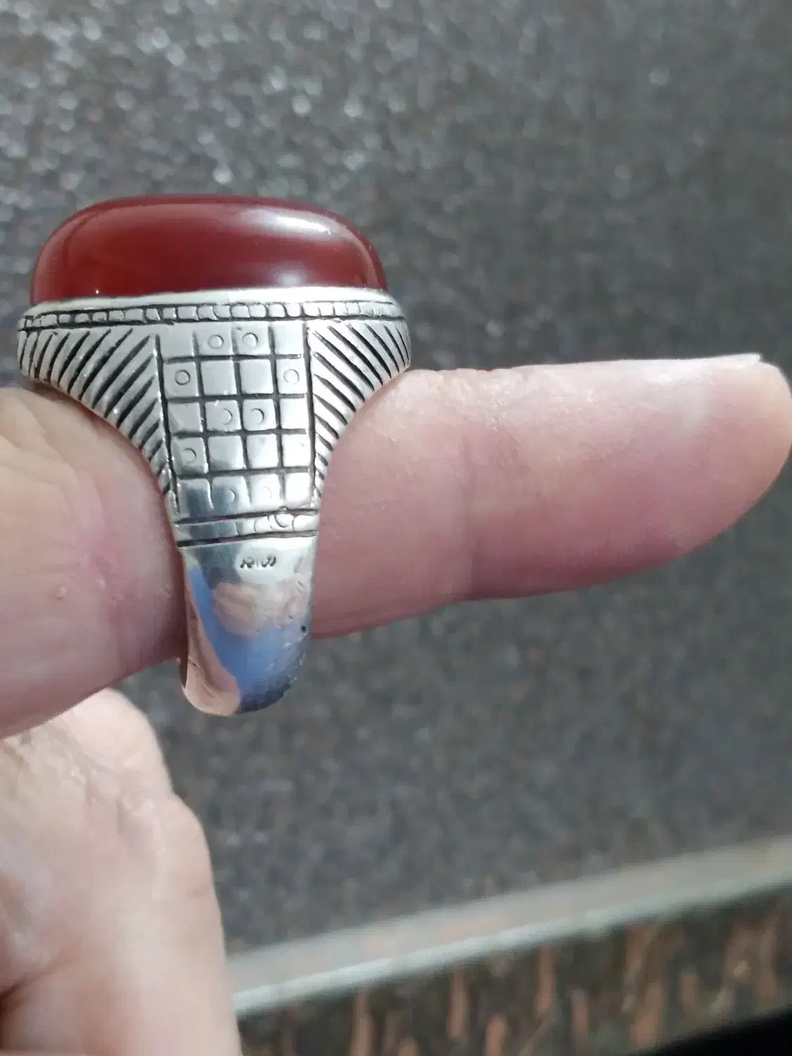 انگشتر عقیق احمد|جواهرات|نظرآباد, نظرآباد|دیوار