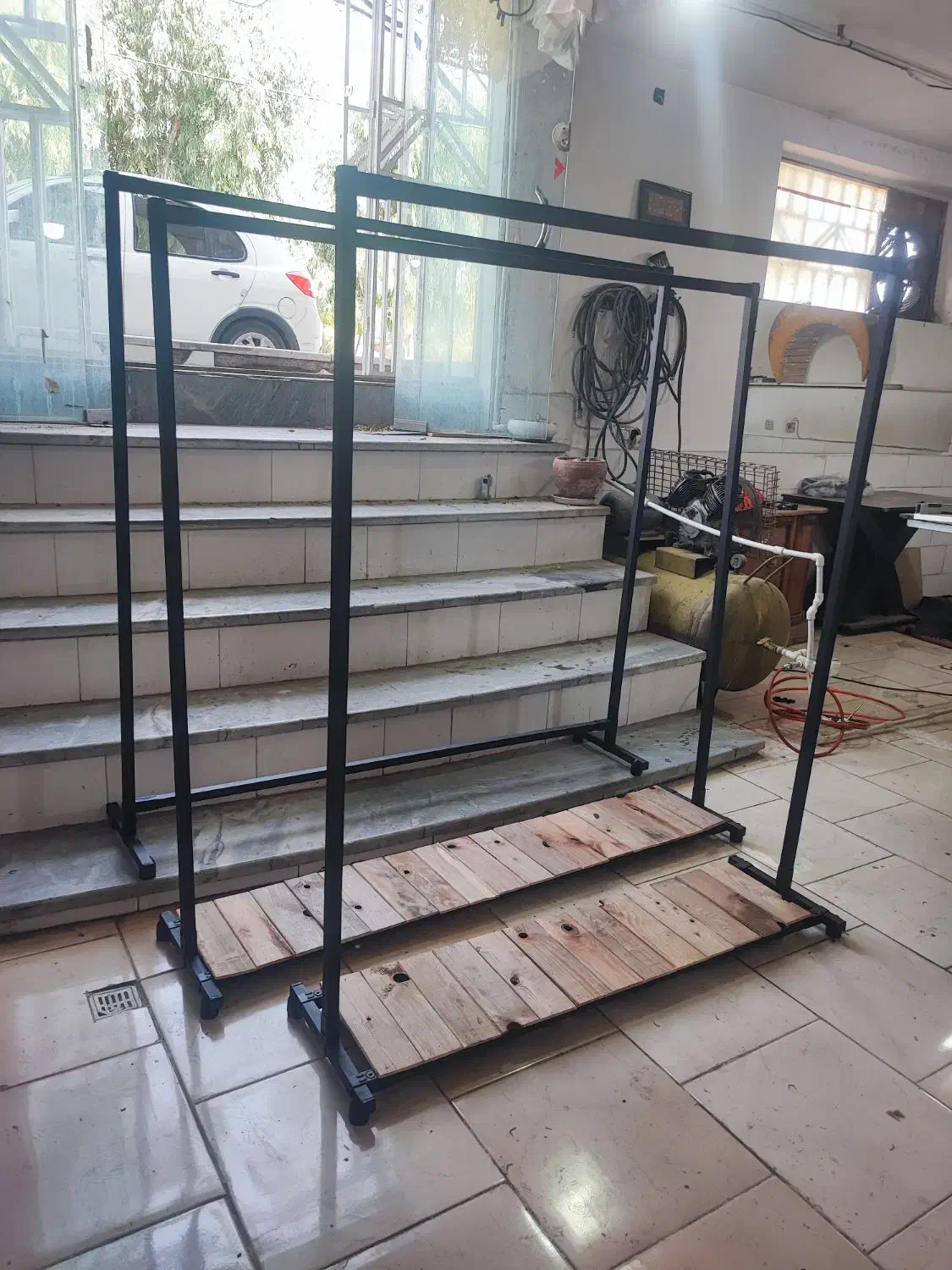 انواع رگال لباس جاکفشی قفسه انواع میز نصب در محل|کتابخانه، شلف، قفسههای دیواری|ساوه, |دیوار