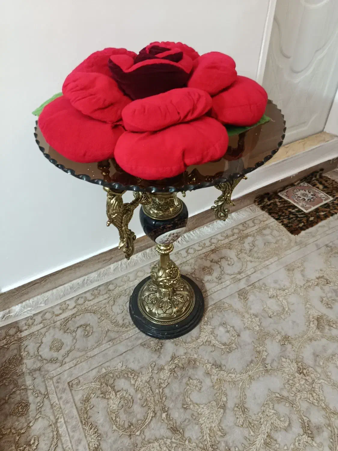 میز گرد سرمه ای|میز تلفن|تهران, ارجمندی راد|دیوار