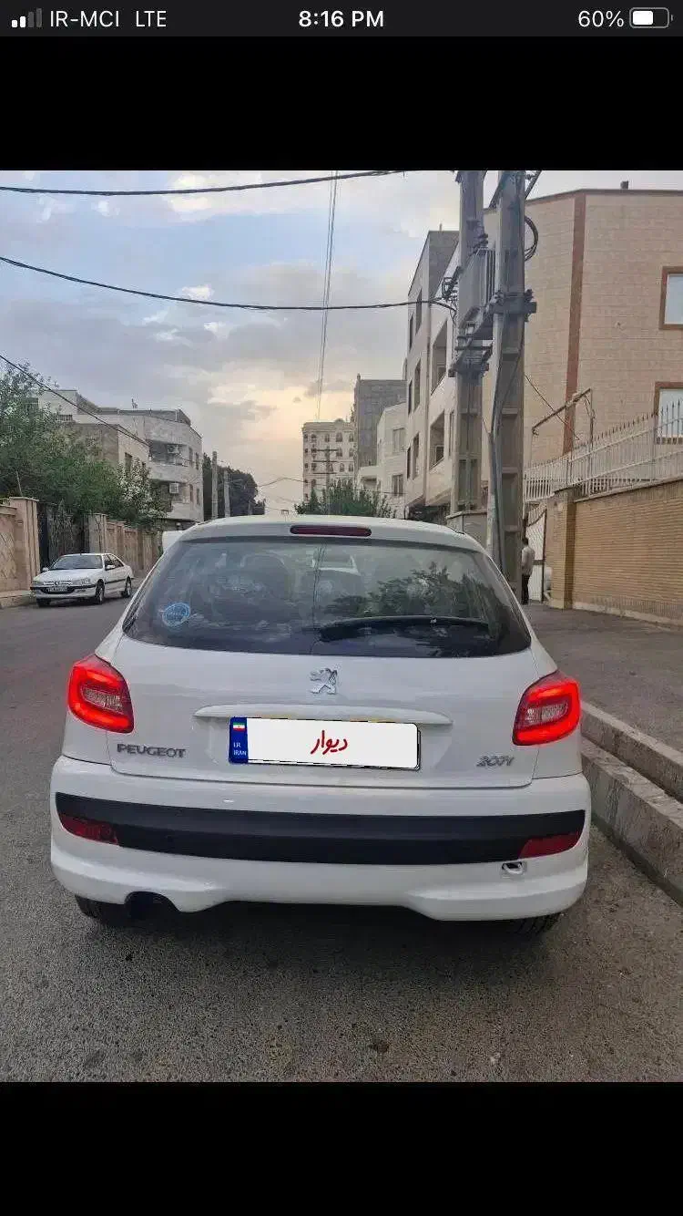 پژو ۲۰۷ سقف فلز|خودرو سواری و وانت|تهران, پونک|دیوار
