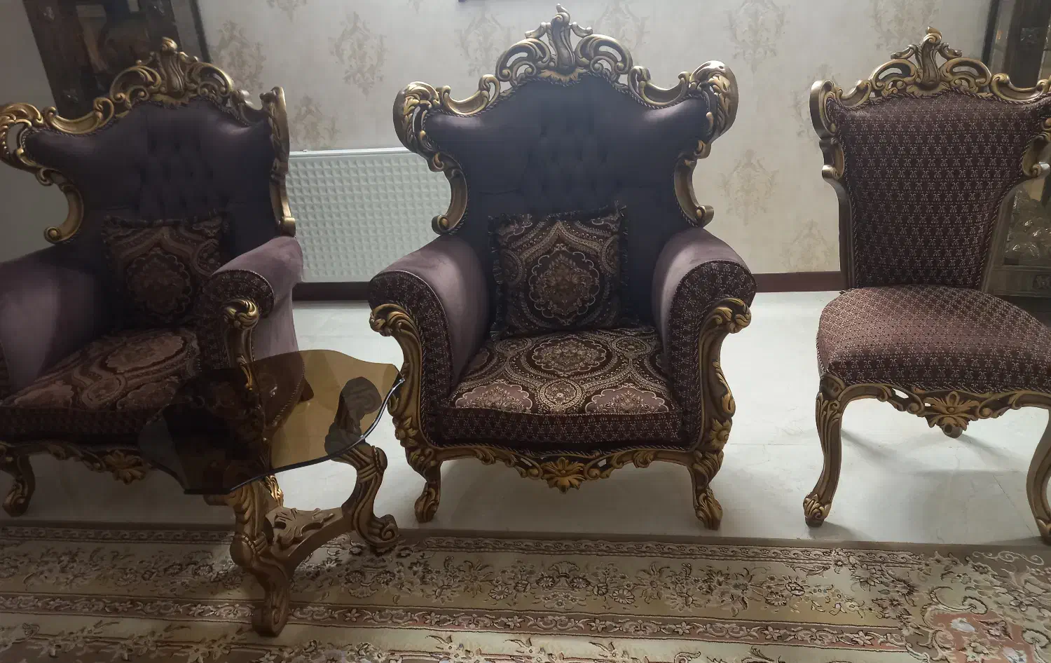 مبل سلطنتی|مبلمان خانگی و میز عسلی|اصفهان, شهرک میلاد|دیوار