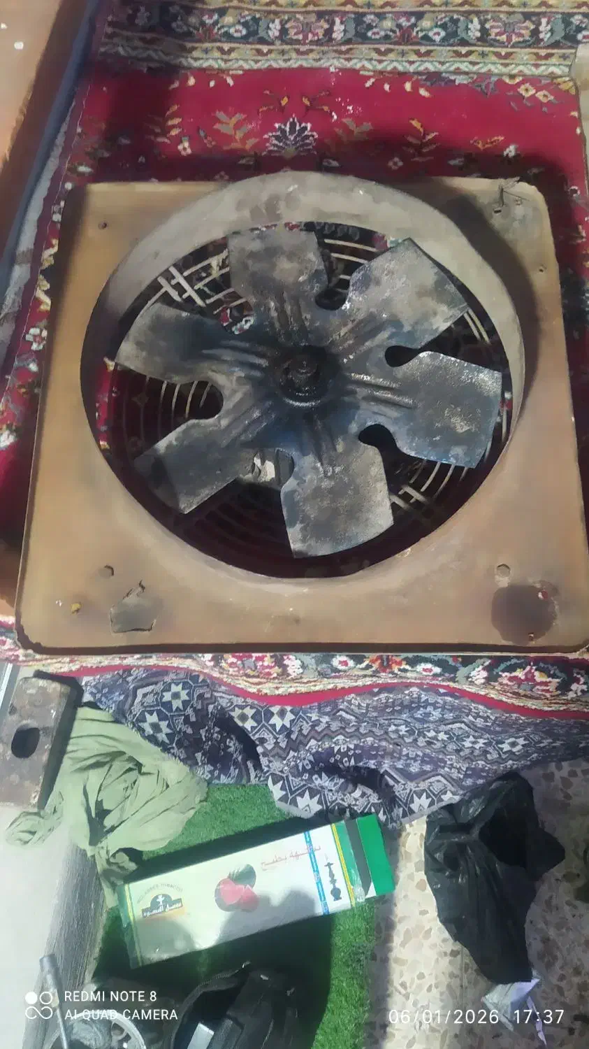 هواکش بزرگ|پنکه و تصفیه‌کنندهٔ هوا|خرم‌آباد, |دیوار