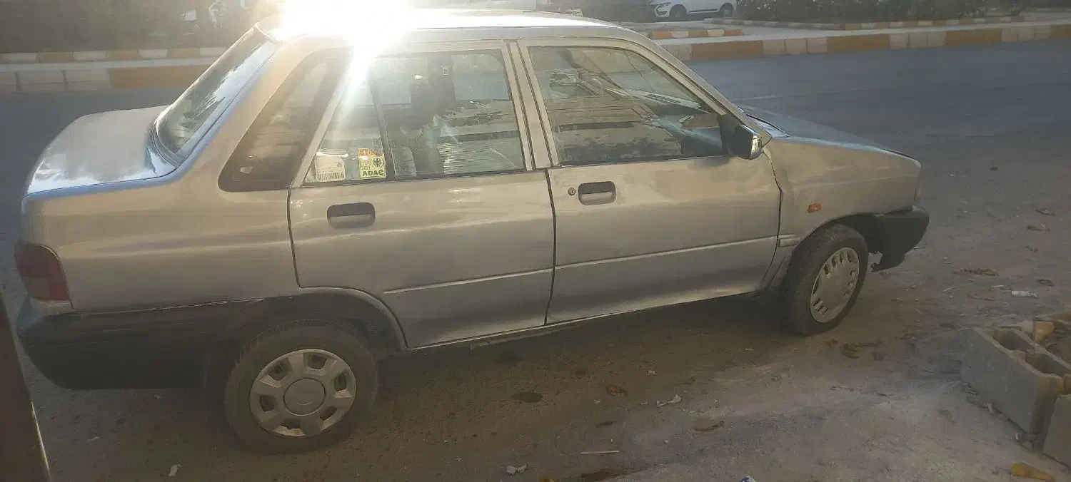 پراید نقره ای دیروز خودم همه شورنگ زدم بخاطرزیبایی|خودرو سواری و وانت|چناران, |دیوار