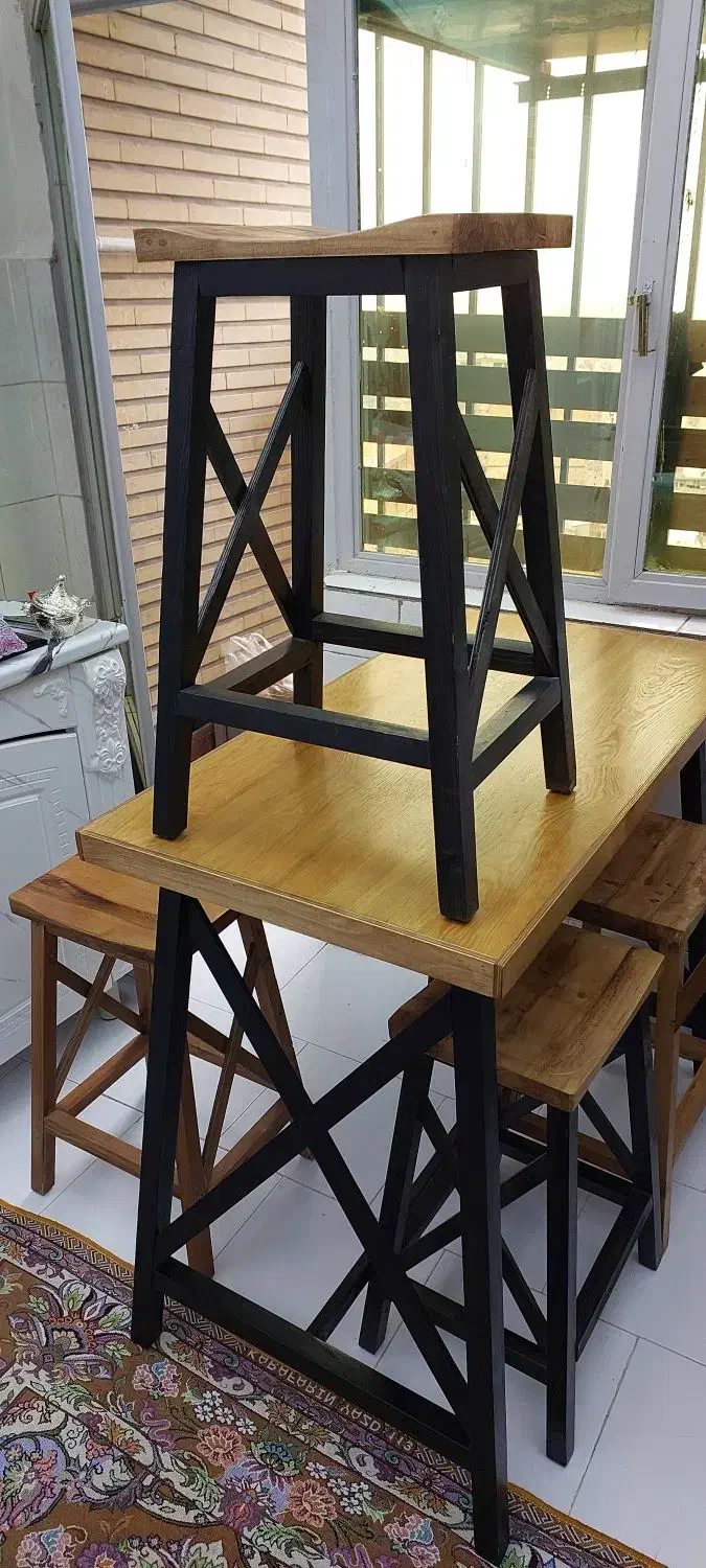 میز چوبی|میز و صندلی غذاخوری|کرج, حسن آباد|دیوار