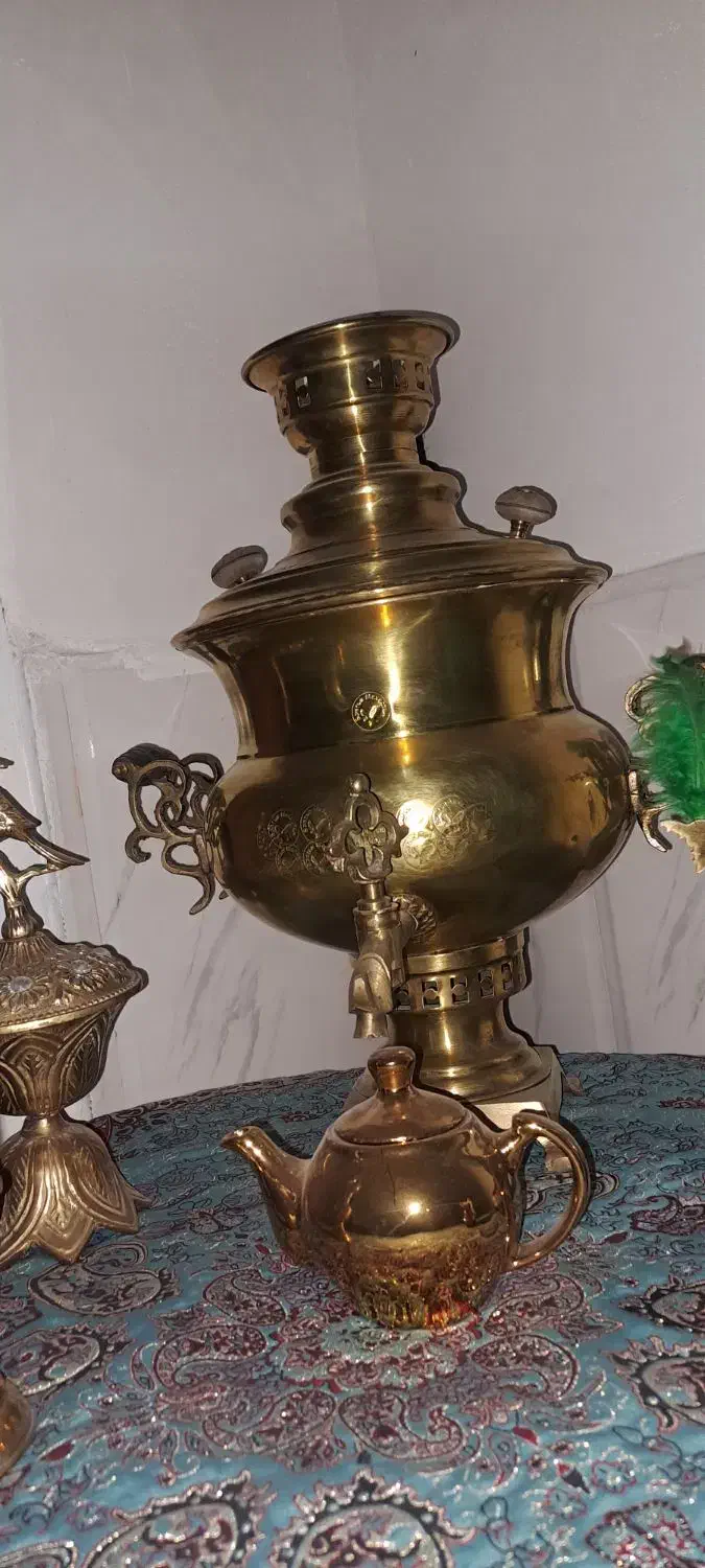 سمار زغالی روسی|سماور، چایساز، قهوهساز|تهران, قصر فیروزه ۱|دیوار