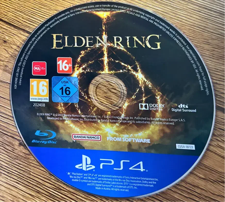 دیسک بازی elden ring برای ps4|کنسول، بازی ویدئویی و آنلاین|تهران, اختیاریه|دیوار