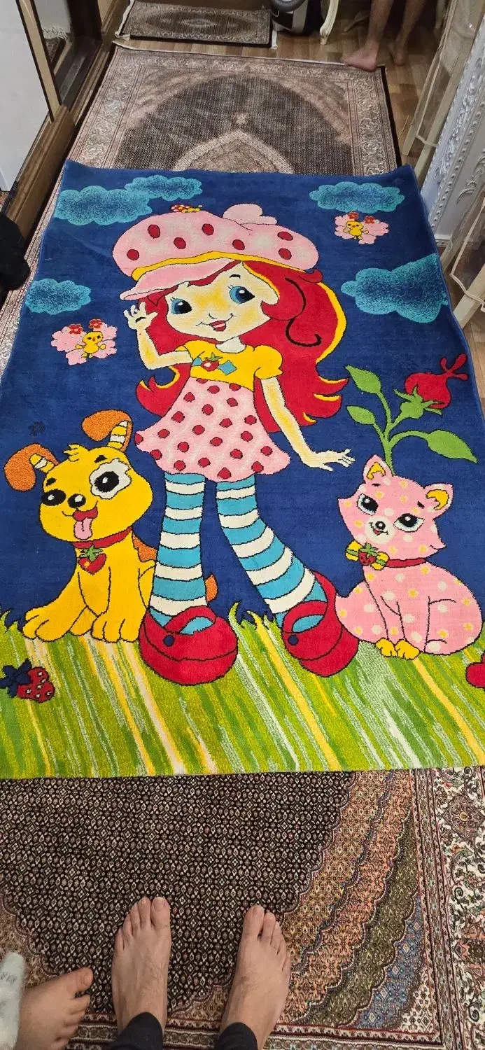 فرش فانتزی دخترانه|فرش|اردبیل, |دیوار