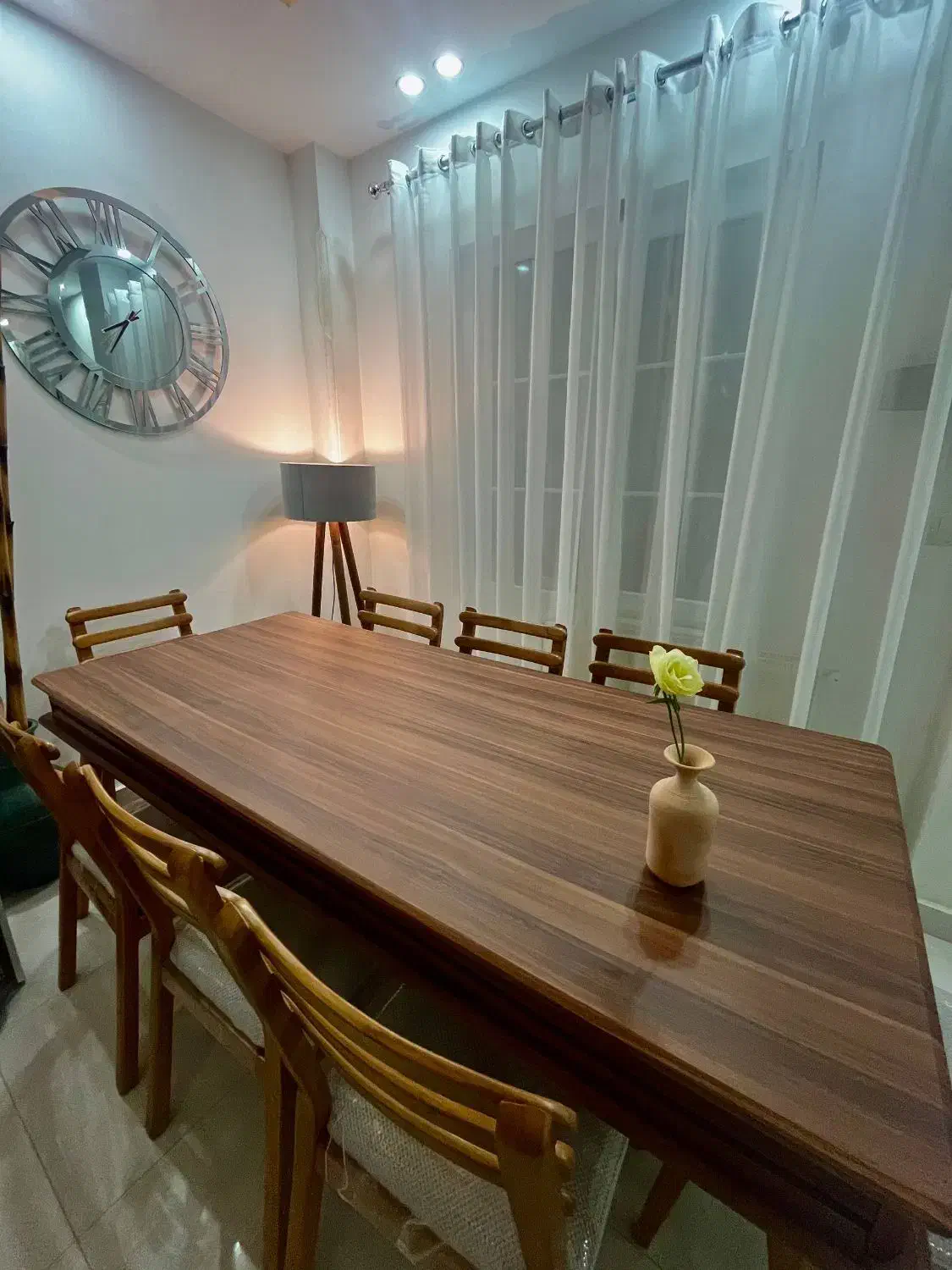 میز ناهار خوری ۸ نفره چوب راش|میز و صندلی غذاخوری|کیاشهر, |دیوار