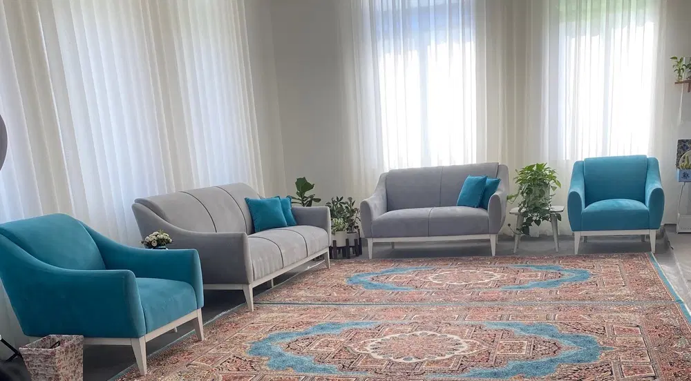 مبل|مبلمان خانگی و میز عسلی|صحنه, |دیوار