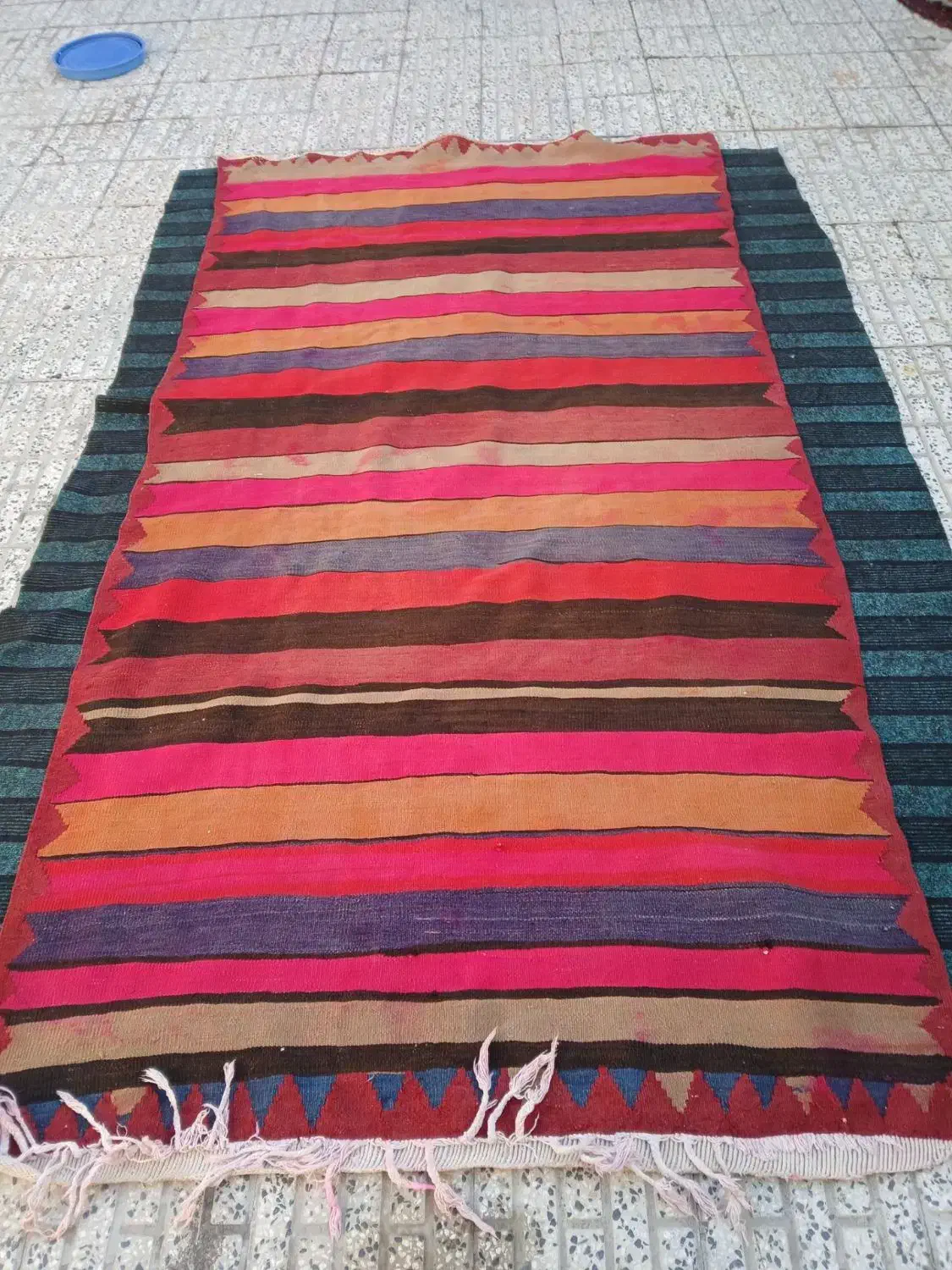 گلیم پشم خالص|گلیم، جاجیم، گبه|اردبیل, |دیوار